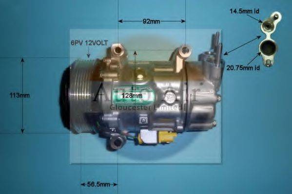 AUTO AIR GLOUCESTER 141125 Компресор, кондиціонер