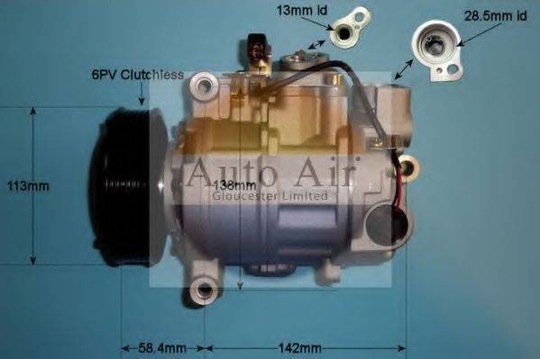 AUTO AIR GLOUCESTER 149691P Компресор, кондиціонер