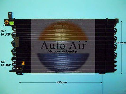 AUTO AIR GLOUCESTER 161255 Конденсатор, кондиціонер