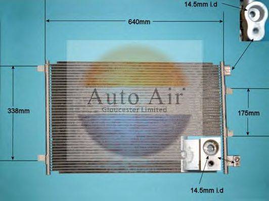 AUTO AIR GLOUCESTER 161342 Конденсатор, кондиціонер