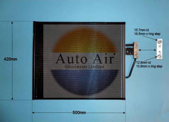 AUTO AIR GLOUCESTER 166599 Конденсатор, кондиціонер