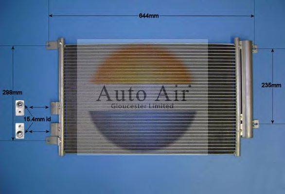 AUTO AIR GLOUCESTER 169694 Конденсатор, кондиціонер