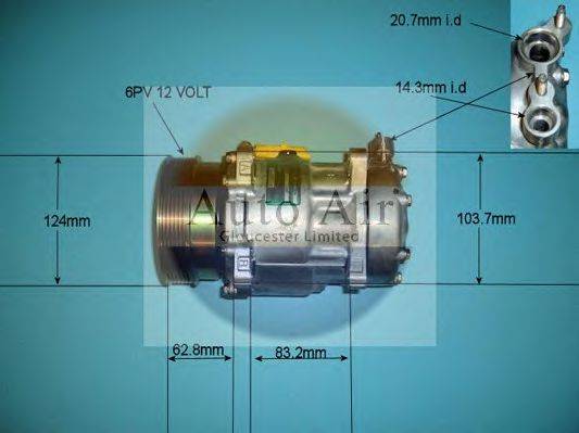 AUTO AIR GLOUCESTER 141239 Компресор, кондиціонер