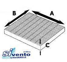 SIVENTO G923 Фільтр, повітря у внутрішньому просторі