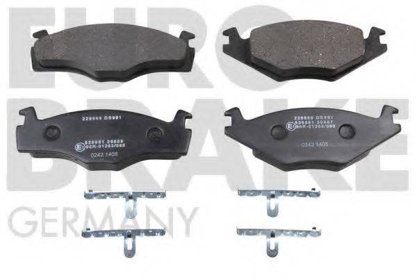 EUROBRAKE 5502229969 Комплект гальмівних колодок, дискове гальмо