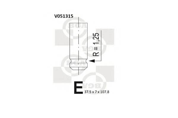 BGA V051315 Впускний клапан