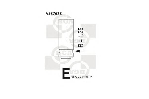 BGA V537628 Випускний клапан