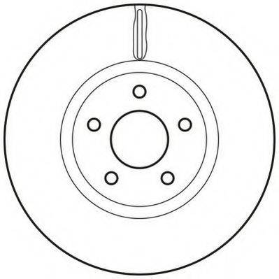 JURID 562624JC гальмівний диск
