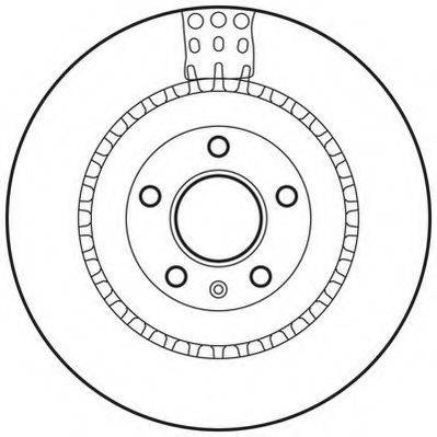 JURID 562735JC гальмівний диск