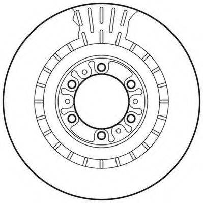 JURID 562798JC гальмівний диск