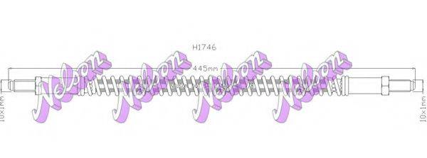 BROVEX-NELSON H1746 Гальмівний шланг