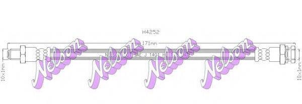 BROVEX-NELSON H4252 Гальмівний шланг