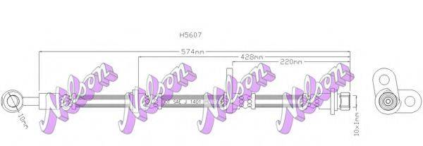 BROVEX-NELSON H5607 Гальмівний шланг