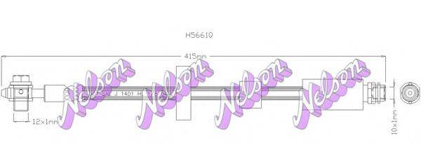 BROVEX-NELSON H5661Q Гальмівний шланг