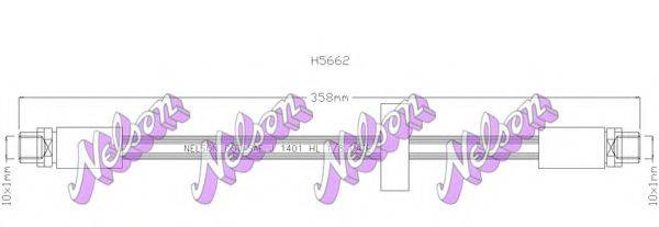 BROVEX-NELSON H5662 Гальмівний шланг
