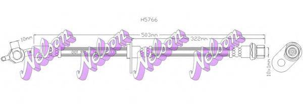 BROVEX-NELSON H5766 Гальмівний шланг