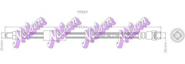 BROVEX-NELSON H5869 Гальмівний шланг