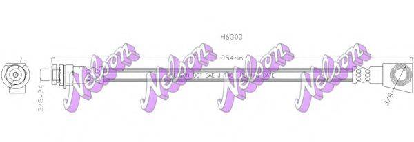 BROVEX-NELSON H6303 Гальмівний шланг