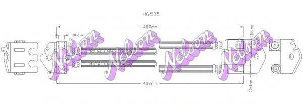 BROVEX-NELSON H6505 Гальмівний шланг