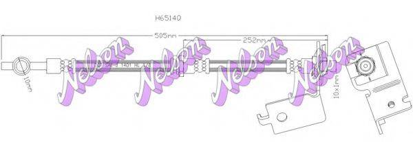 BROVEX-NELSON H6514Q Гальмівний шланг