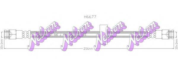 BROVEX-NELSON H6677 Гальмівний шланг