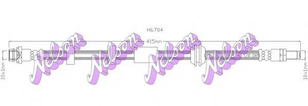 BROVEX-NELSON H6704 Гальмівний шланг