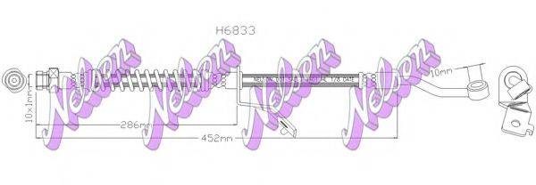 BROVEX-NELSON H6833 Гальмівний шланг