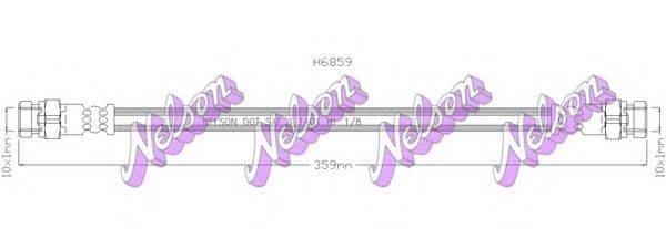 BROVEX-NELSON H6859 Гальмівний шланг