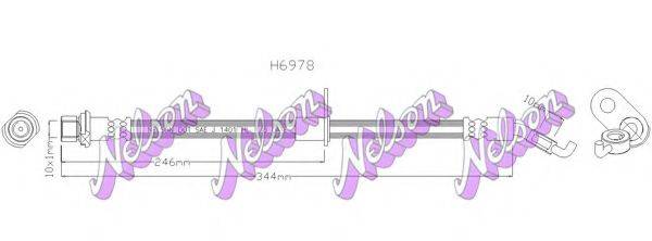 BROVEX-NELSON H6978 Гальмівний шланг
