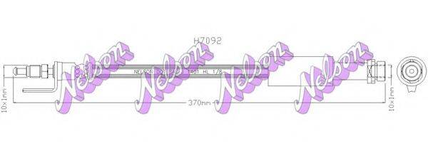 BROVEX-NELSON H7092 Гальмівний шланг