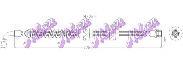 BROVEX-NELSON H7094 Гальмівний шланг