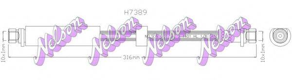 BROVEX-NELSON H7389 Гальмівний шланг