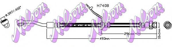 BROVEX-NELSON H7408 Гальмівний шланг