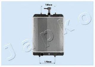 JAPKO RDA033068 Радіатор, охолодження двигуна