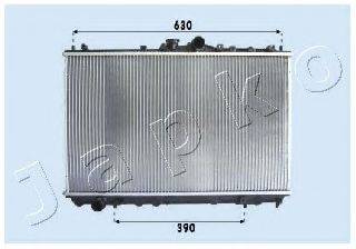 JAPKO RDA163027 Радіатор, охолодження двигуна