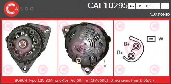 CASCO CAL10295AS Генератор