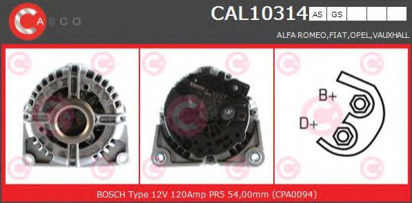 CASCO CAL10314AS Генератор