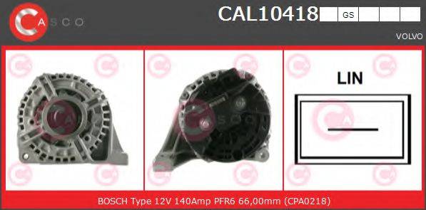 CASCO CAL10418GS Генератор