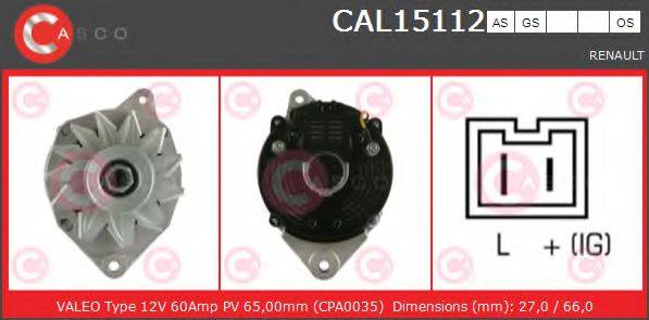 CASCO CAL15112AS Генератор