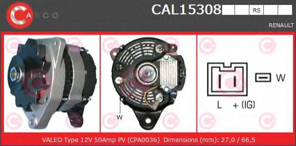 CASCO CAL15308RS Генератор