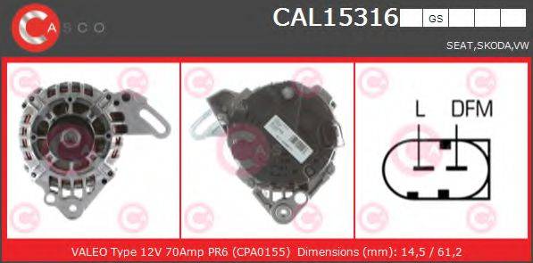 CASCO CAL15316GS Генератор