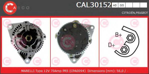 CASCO CAL30152AS Генератор