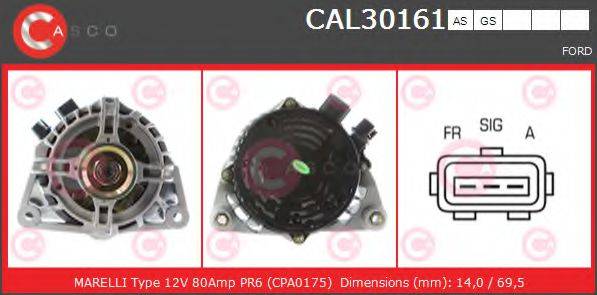 CASCO CAL30161AS Генератор