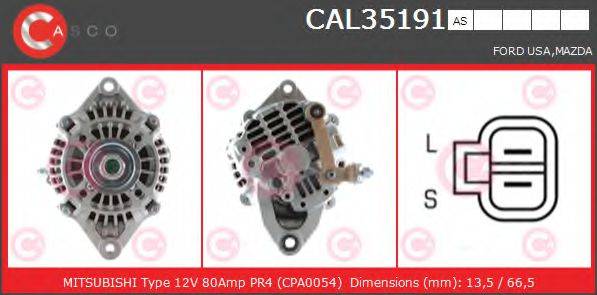 CASCO CAL35191AS Генератор