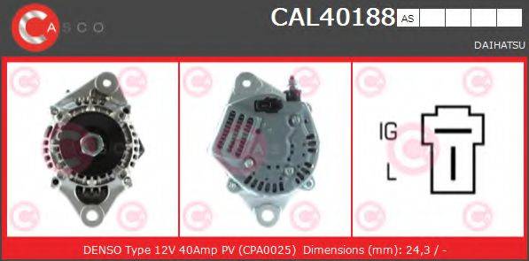 CASCO CAL40188AS Генератор