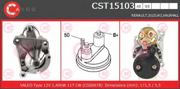 CASCO CST15103AS Стартер