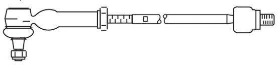 FRAP T376 Поперечна рульова тяга