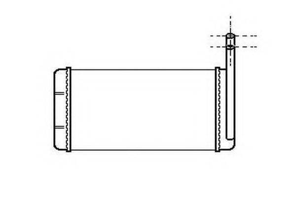 ORDONEZ 2061917 Теплообмінник, опалення салону