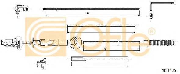 COFLE 101175 Тросик газу