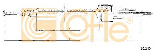 COFLE 10240 Трос, управління зчепленням